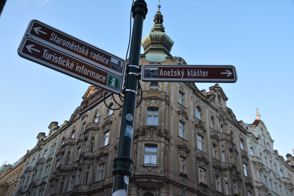チェコのプラハ旧市街