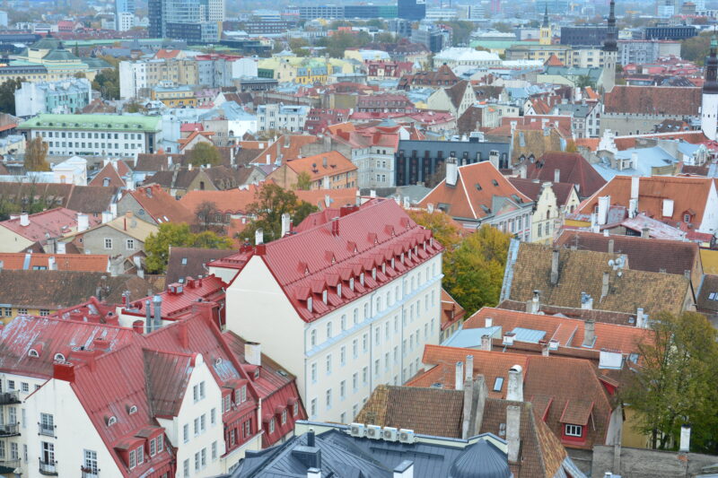 エストニアのタリン旧市街