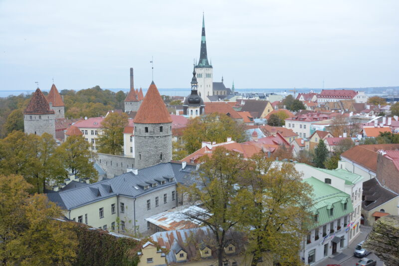 エストニアのタリン旧市街