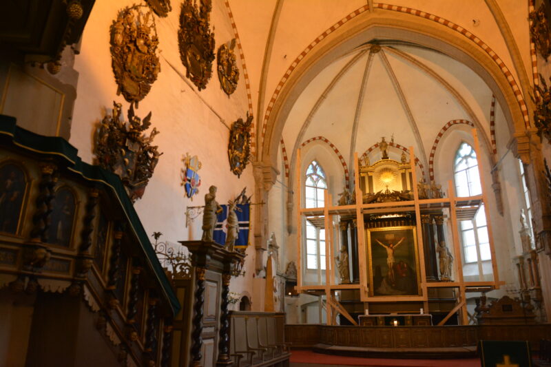 エストニアのタリン旧市街の教会