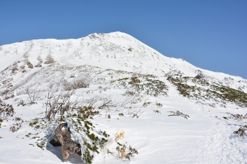 冬の武尊山山頂