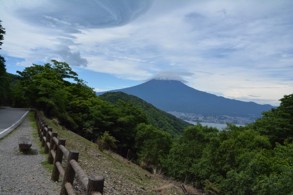 旧御坂峠からの富士山