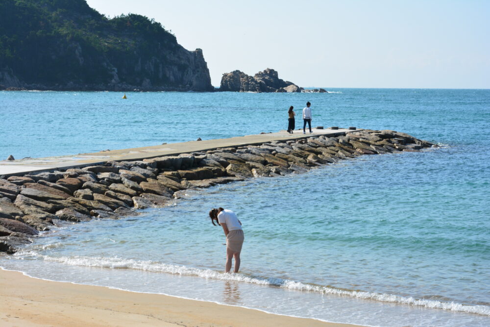 糸島の芥屋海水浴場