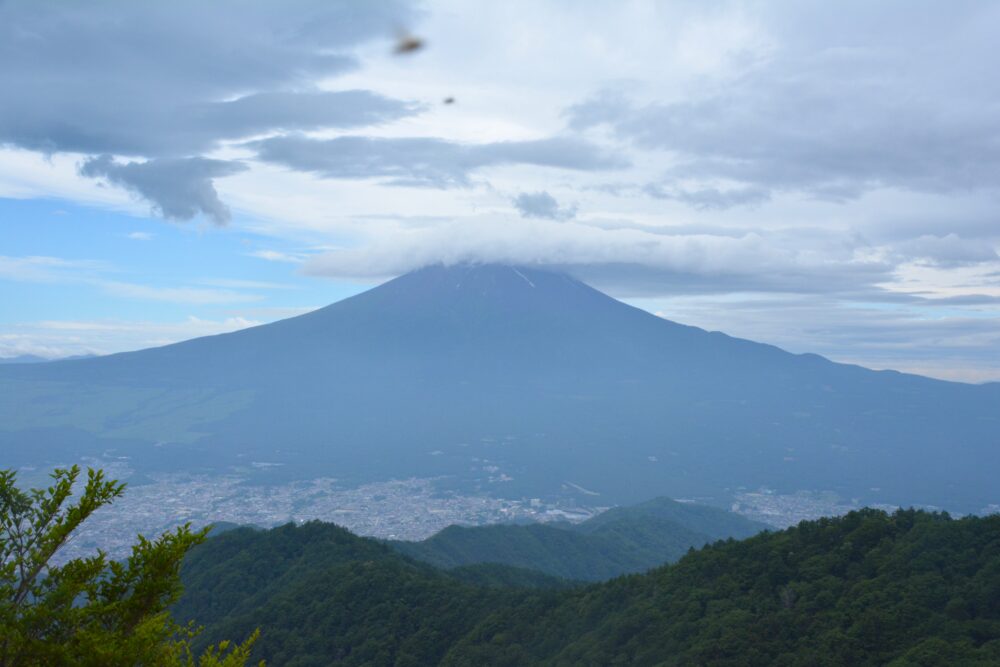 三ツ峠山（開運山）山頂から眺める富士山