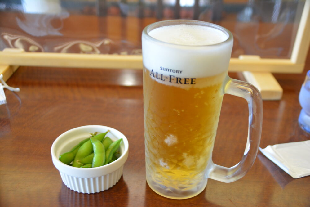 猿ヶ京温泉・まんてん星の湯のノンアルビール