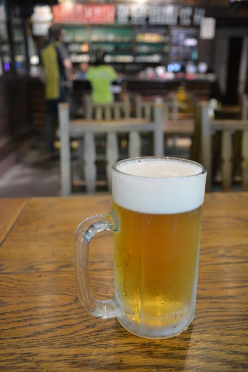 徳澤の生ビール