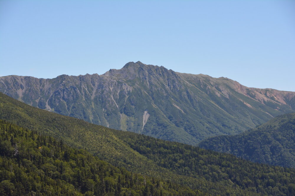 太郎平から見る水晶岳