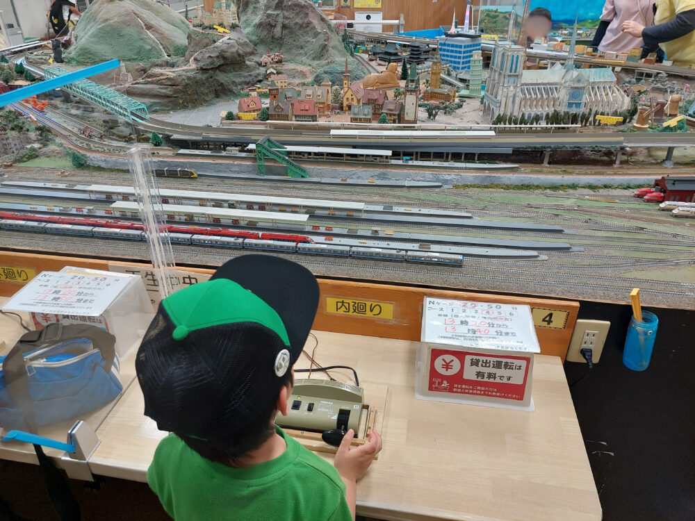 おもちゃ博物館・別館の鉄道模型の部屋