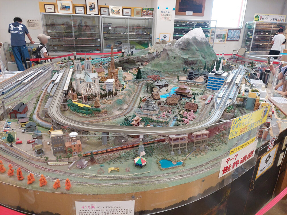おもちゃ博物館・別館の鉄道模型の部屋