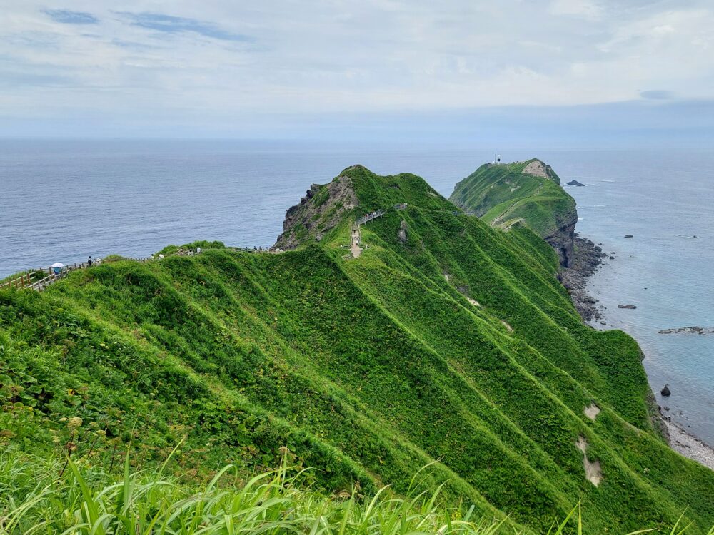 神威岬の全景