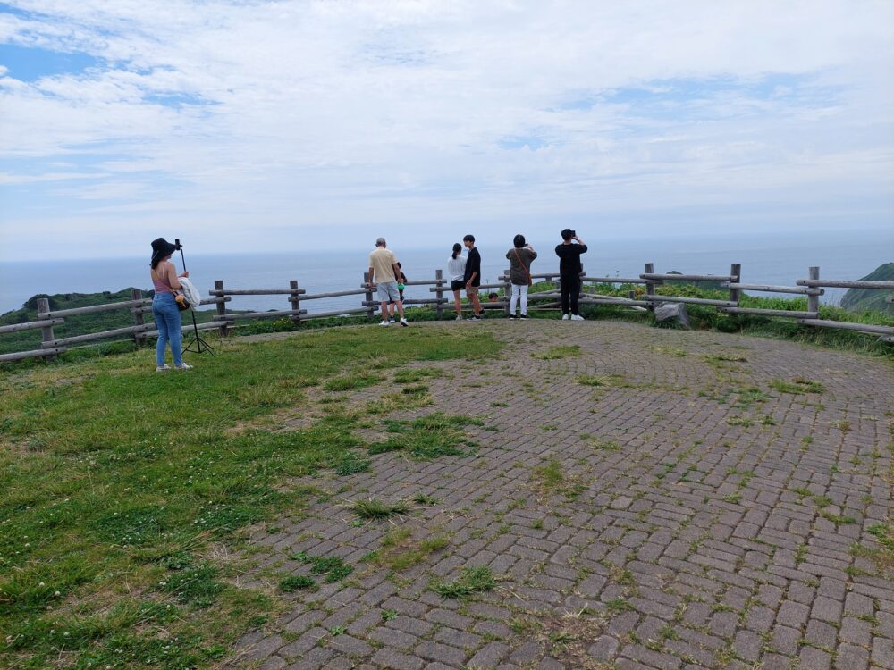 神威岬の展望広場