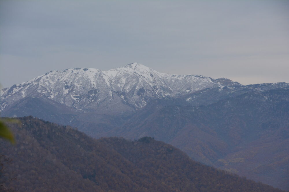 高妻山から見た火打山