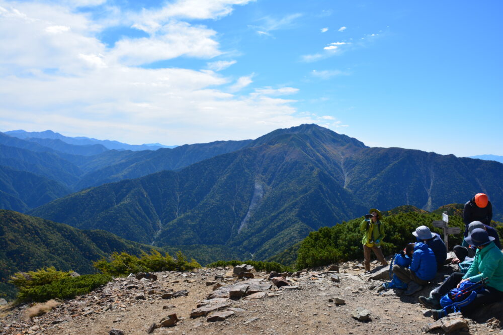 甲斐駒ヶ岳の駒津峰