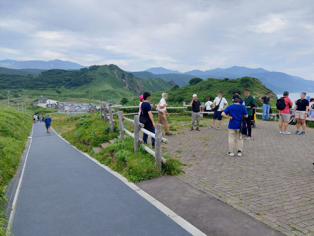 神威岬の展望スペース