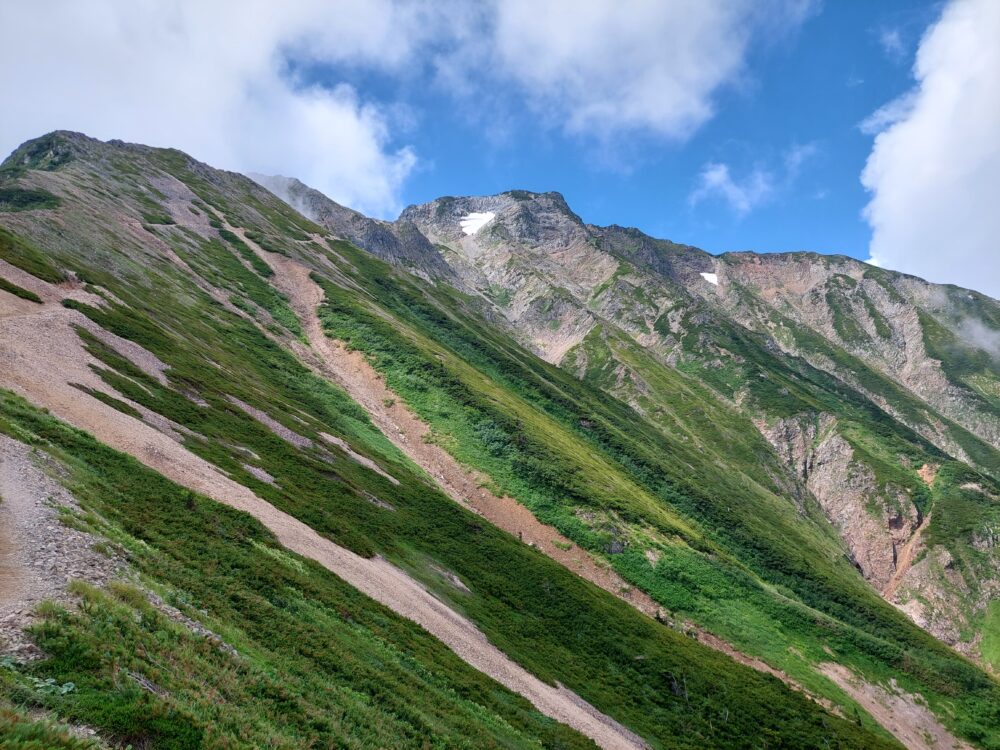 五竜岳の山頂