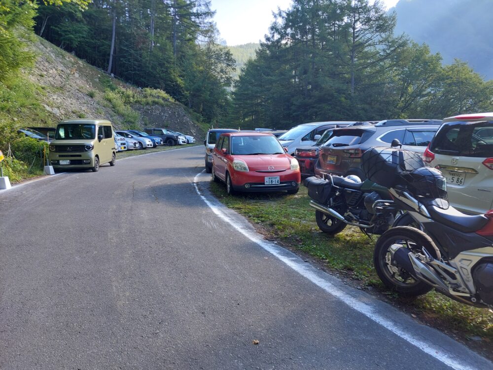 満車の鳥倉第一駐車場