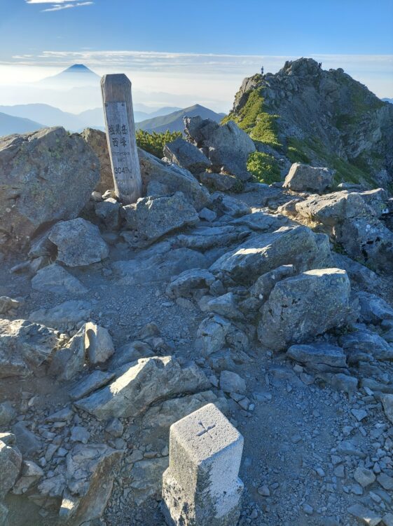 塩見山頂（西峰）