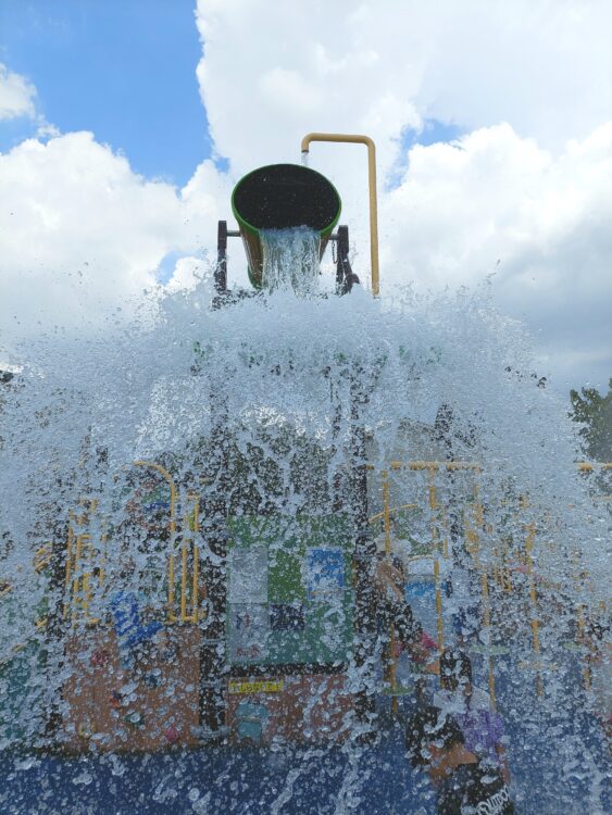 いろは親水公園のウォーターパーク