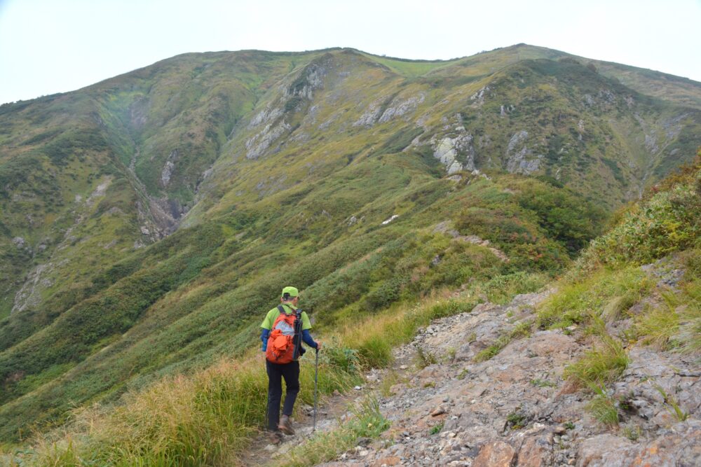 越後駒ヶ岳の登山道