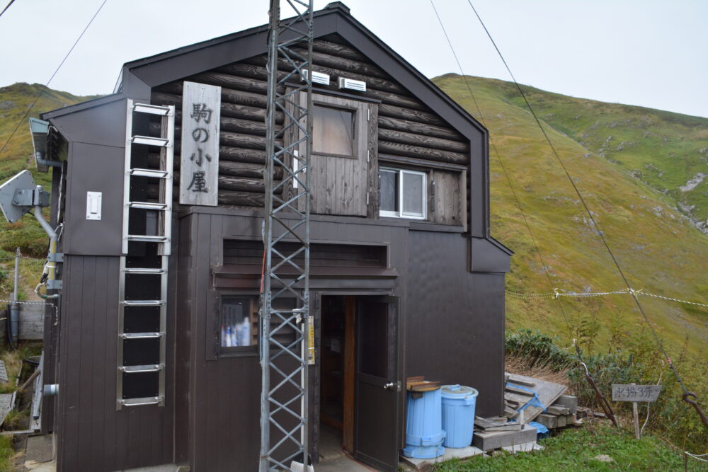 越後駒ヶ岳の駒の小屋