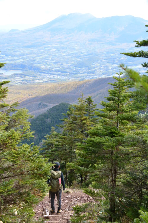 四阿山の登山道