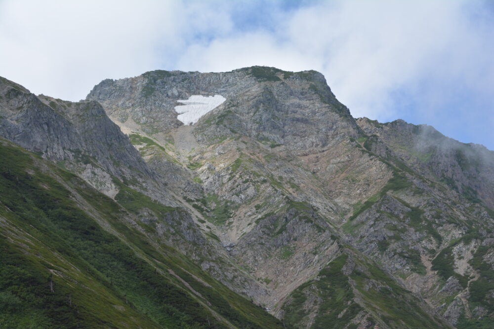 五竜岳の山頂