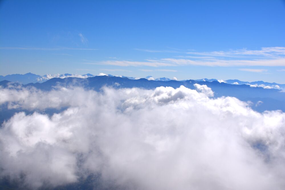 御嶽山山頂からの景色