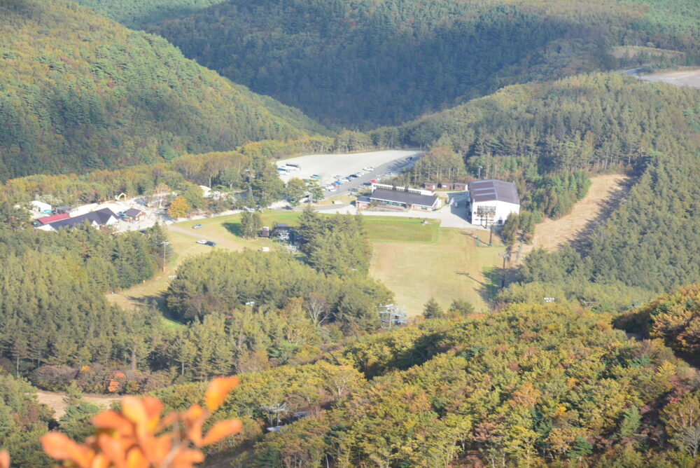 安達太良山の登山口と駐車場