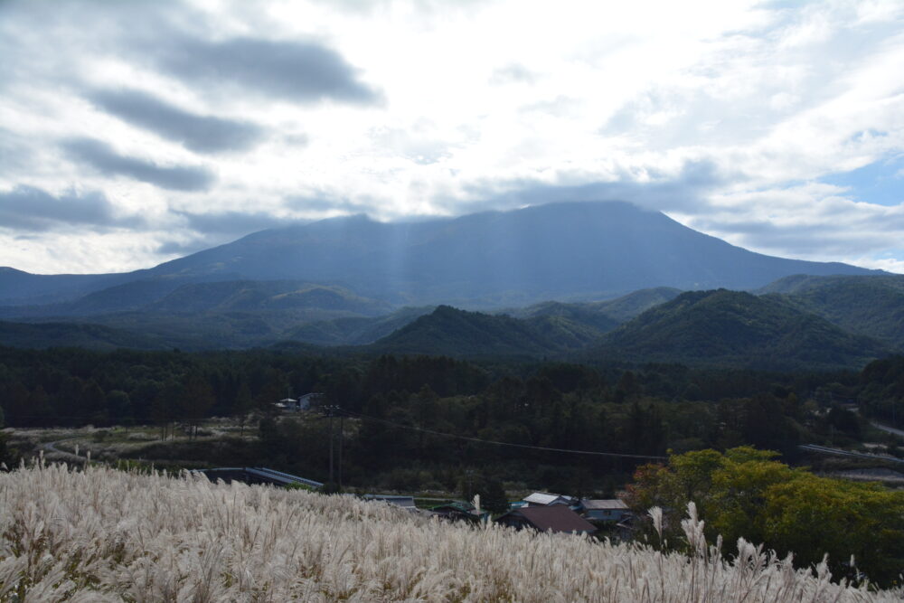 開田高原から見た御嶽山