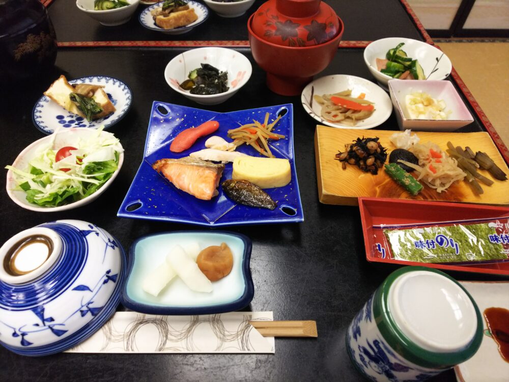 大町温泉 叶家の朝食