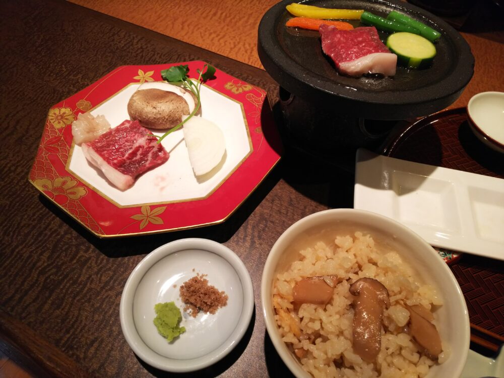 大湯温泉 かいりの夕食