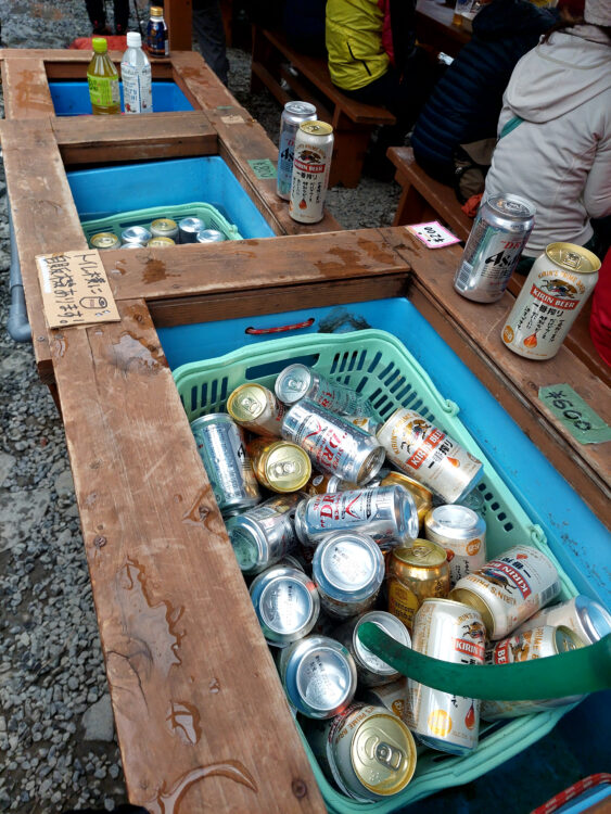 涸沢ヒュッテのビールや飲み物