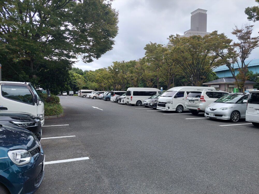 お台場・潮風公園の第一駐車場