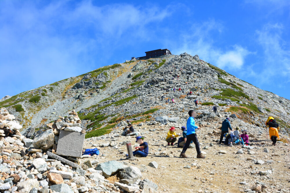 立山の雄山山頂