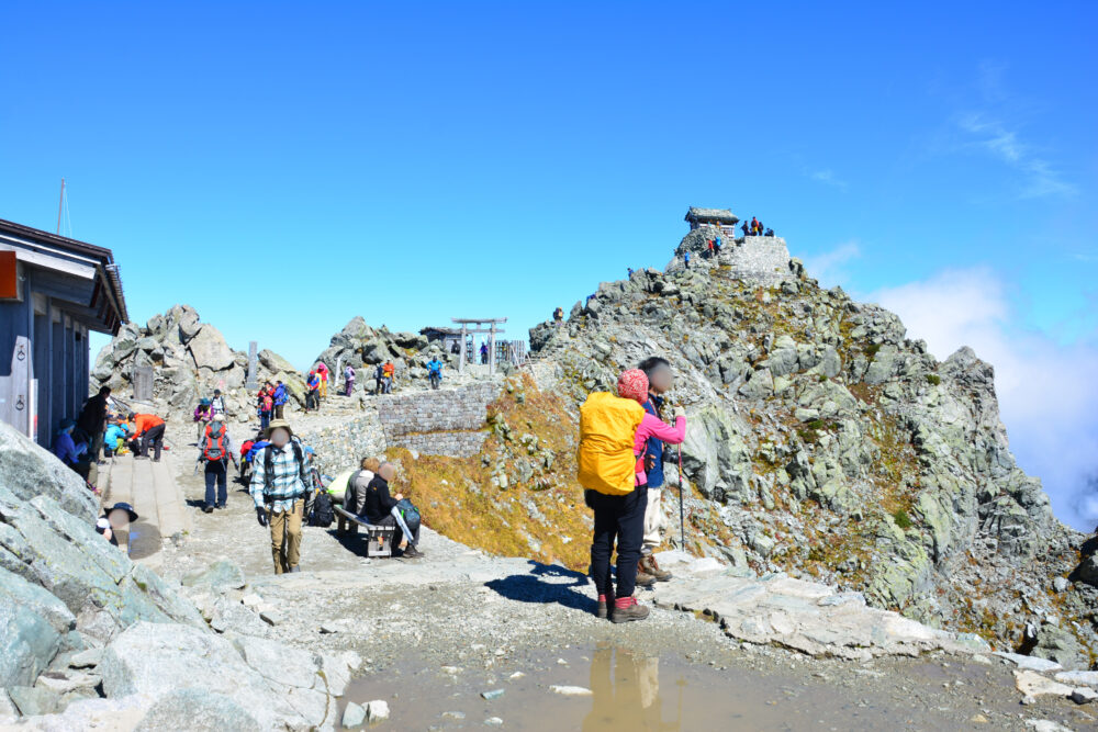 立山の雄山山頂