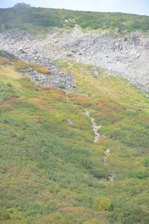 天狗平からの登り