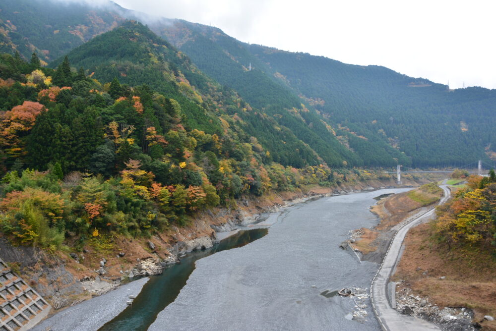 秋の接岨峡