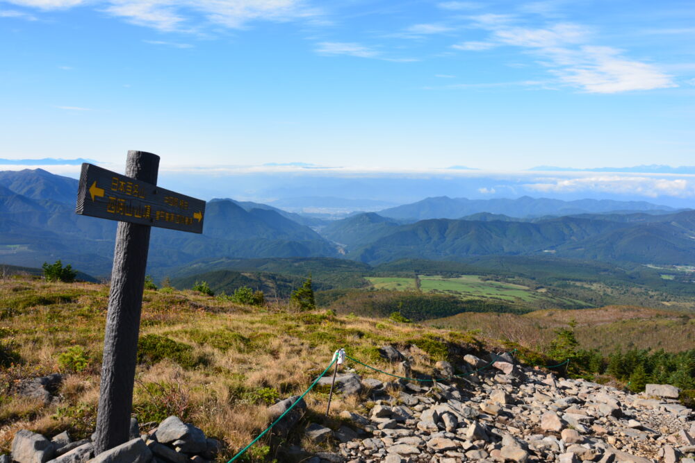 四阿山からの眺め