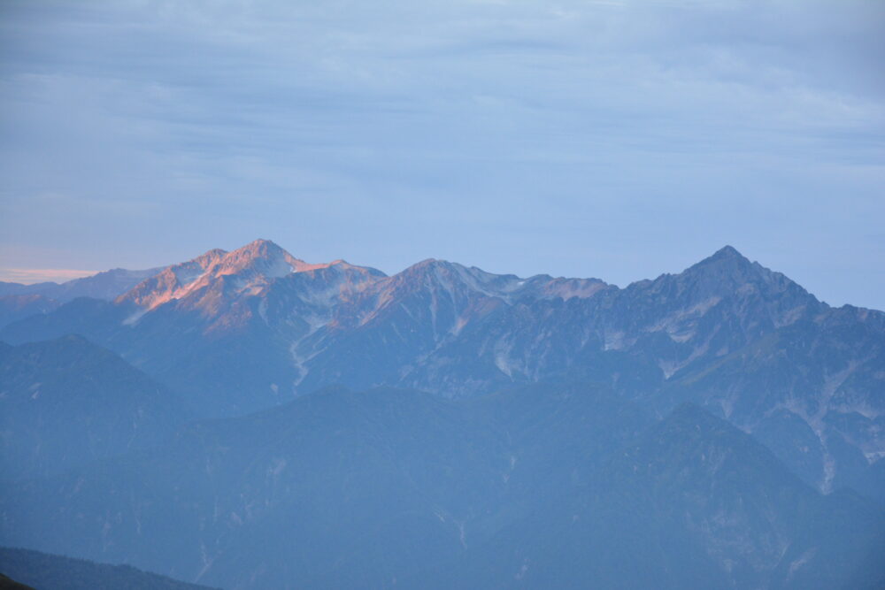 白馬岳から見る立山連峰