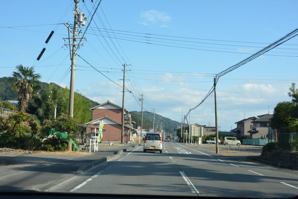 静岡・島田の町をドライブ