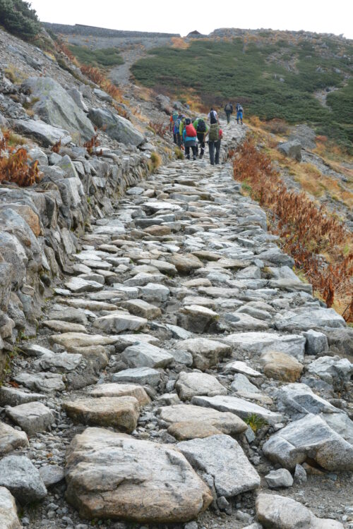 立山の登山道