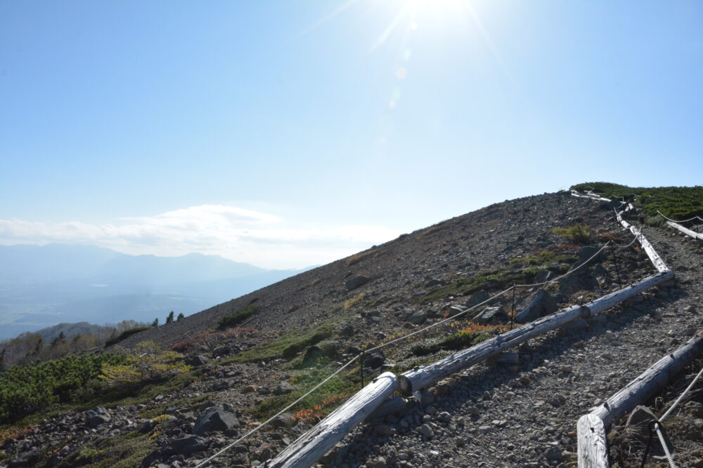 草津白根山（本白根山）の登山道