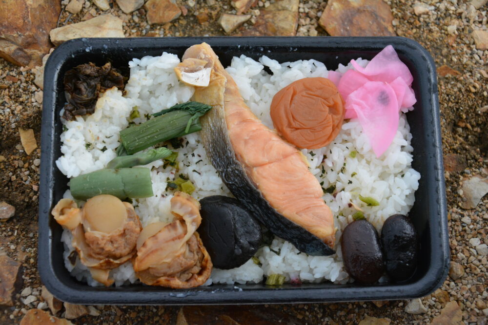 白馬山荘のお弁当