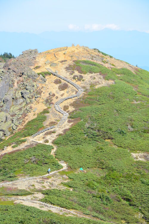 草津白根山（本白根山）の登山道