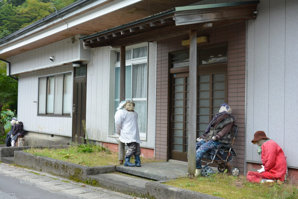 名頃集落・天空の村・かかしの里のかかしたち