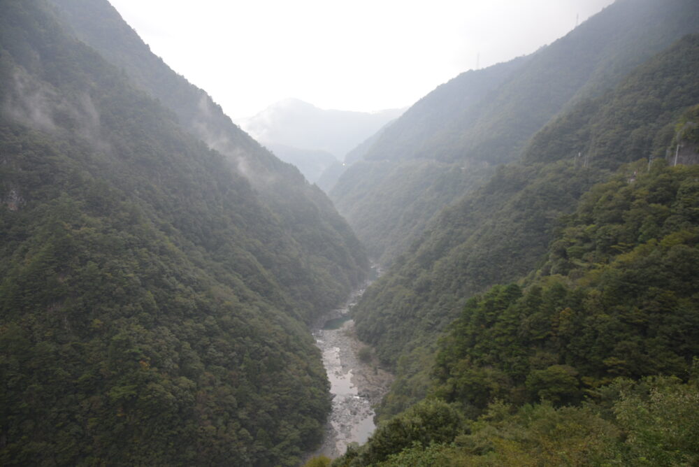 祖谷渓んお風景