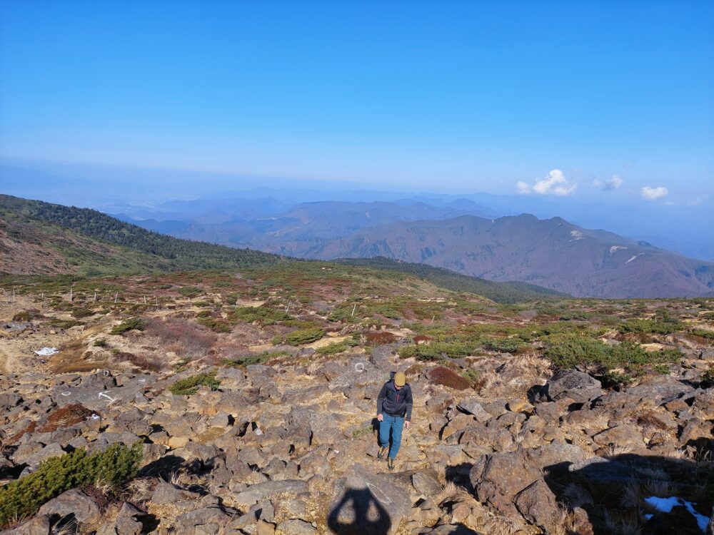 蔵王山・熊野岳からの景色