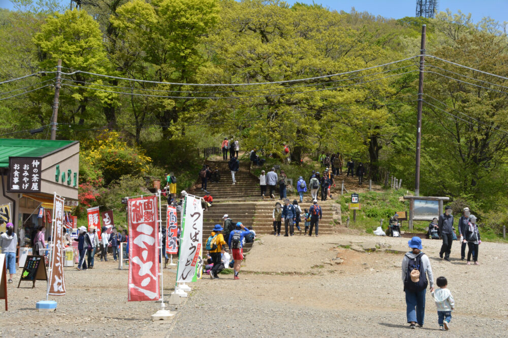 筑波山・御幸ヶ原の風景