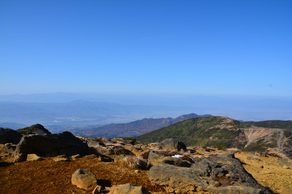 蔵王山・熊野岳山頂の眺め