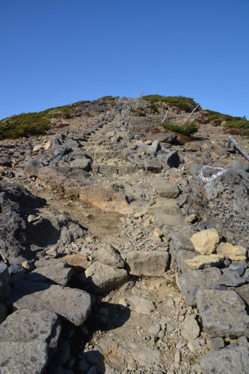 蔵王山・地蔵山の登山道